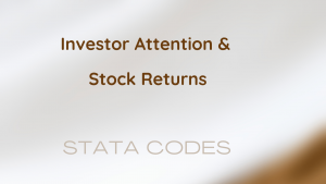 investor attention stock returns Stata code-min