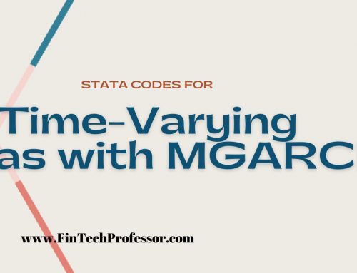Stata Codes for Conditional Beta using MGARCH Approach