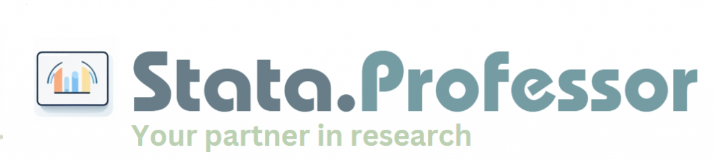 Stata.Professor : Your Partner in Research Logo