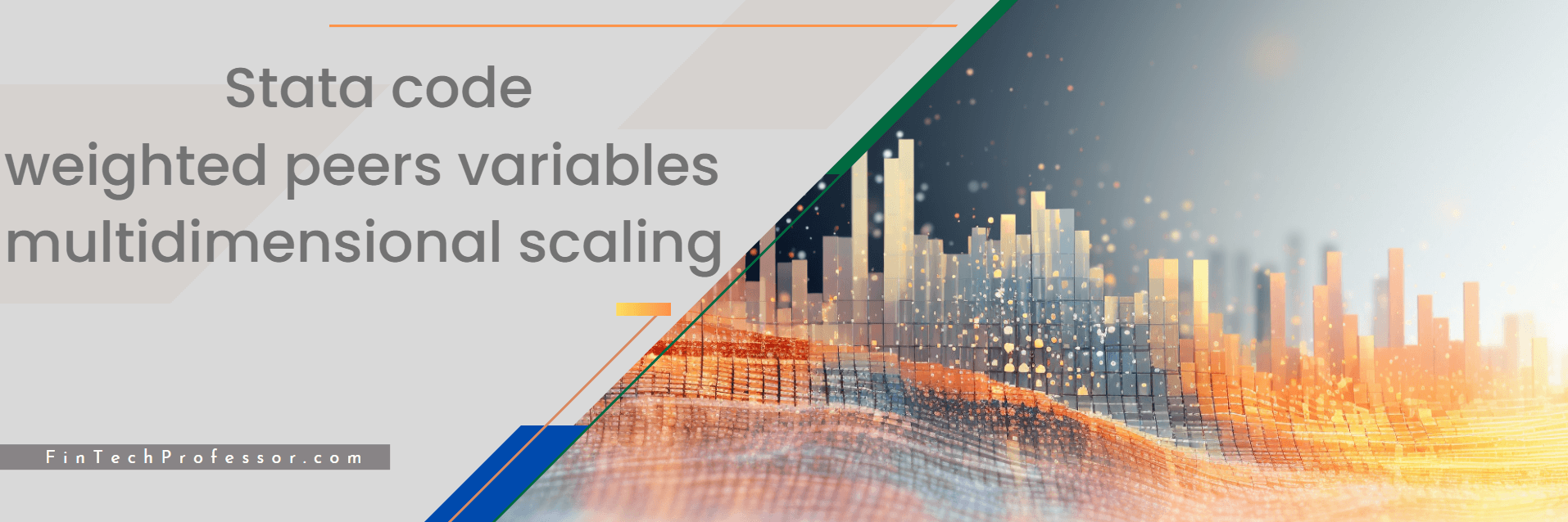 Stata code for weighted peers variables and multidimensional scaling min