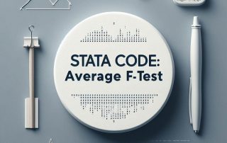 Average F Test in Stata Code